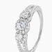 Bague Titemae Argent Blanc Oxyde De Zirconium - Solitaires Femme | Marc Orian