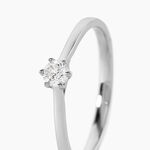 Bague Athena Platine Blanc Diamant - Parures de mariage Femme | Marc Orian