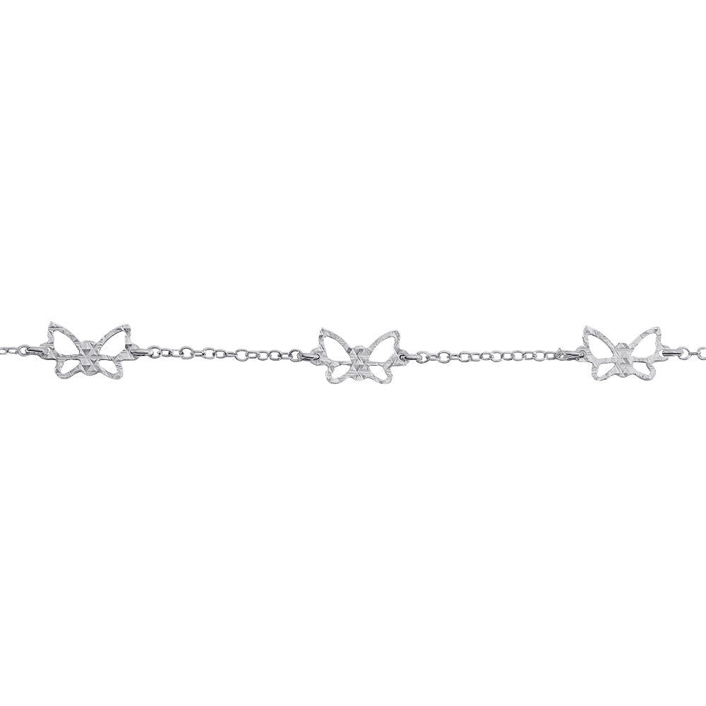 Bracelet Graziella Argent Blanc - Bracelets chaînes Femme | Marc Orian