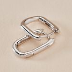 Cr&eacute;oles Carlyn Argent Blanc - Cr&eacute;oles Femme | Marc Orian