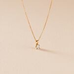 Collier Alexandra Or Jaune Diamant - Colliers solitaires Femme | Marc Orian