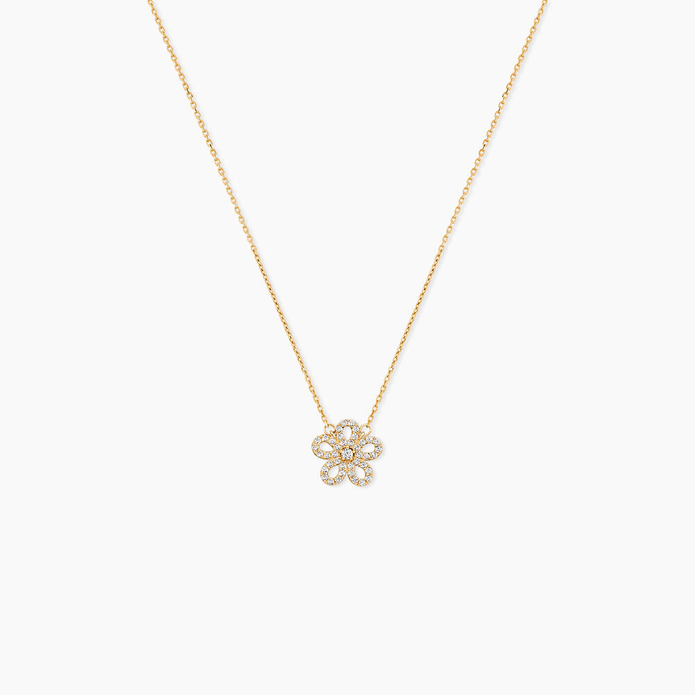 Collier Talie Or Jaune Oxyde De Zirconium - Colliers avec pierres Femme | Marc Orian