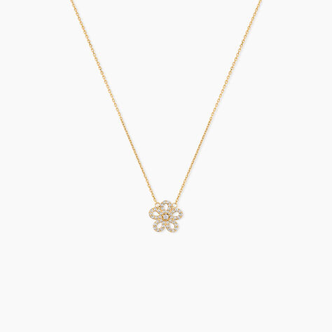 Collier Talie Or Jaune Oxyde De Zirconium - Colliers avec pierres Femme | Marc Orian