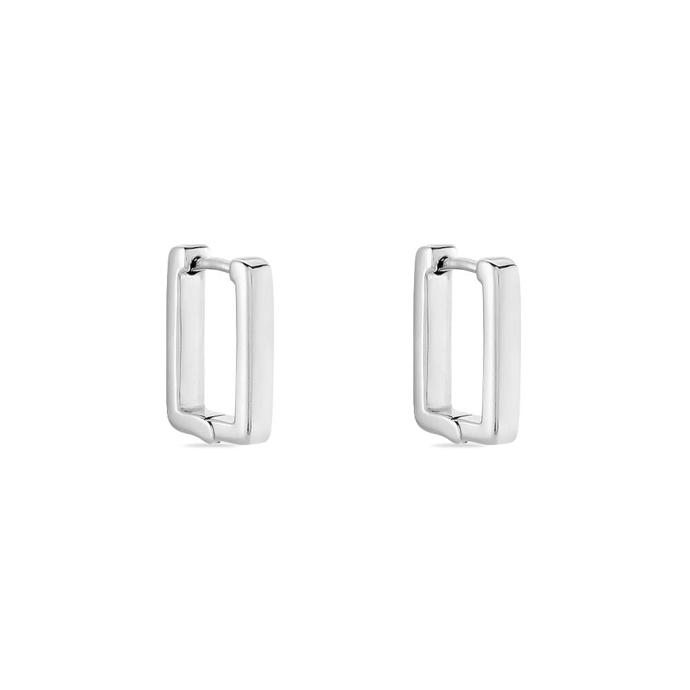 Cr&eacute;oles Keiko Argent Blanc - Cr&eacute;oles Femme | Marc Orian