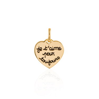 Pendentif Stephie Plaqué Or Jaune