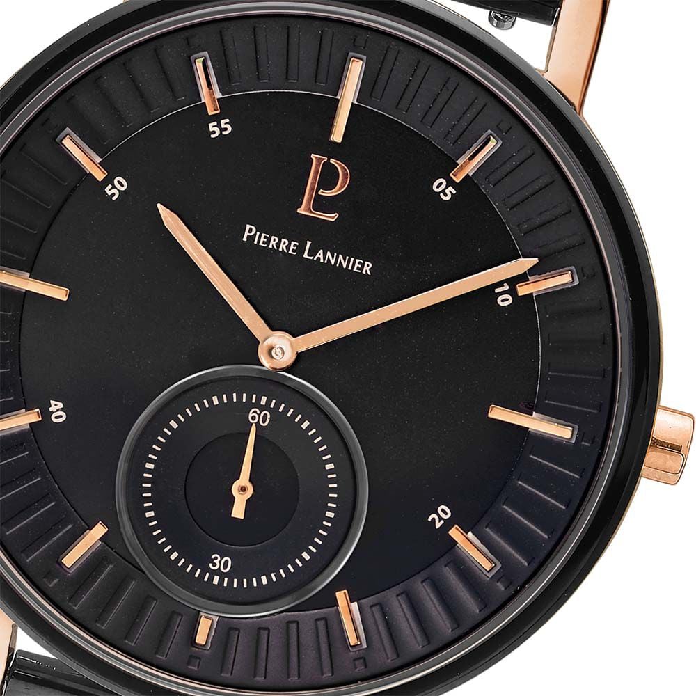 Montre Pierre Lannier Woofer Noir - Montres étanches Homme | Marc Orian