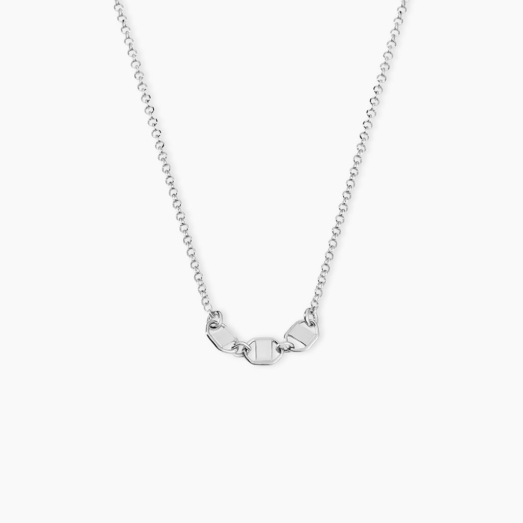 Collier Nissa Argent Blanc - Colliers fantaisie Femme | Marc Orian