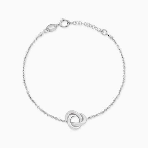 Bracelet Kaelya Argent Blanc - Bracelets chaînes Femme | Marc Orian