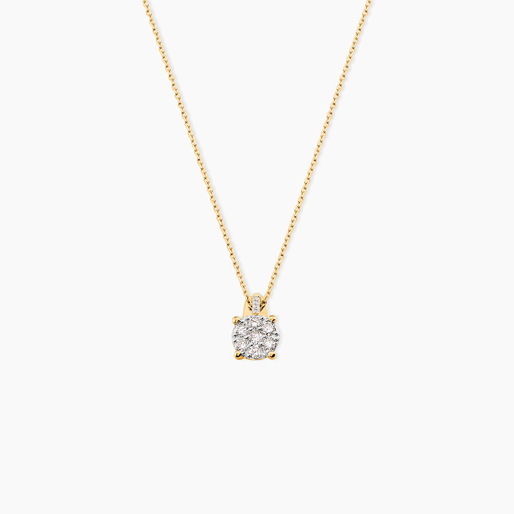 Collier Kate Or Jaune Diamant Synth&eacute;tique - Colliers avec pierres Femme | Marc Orian