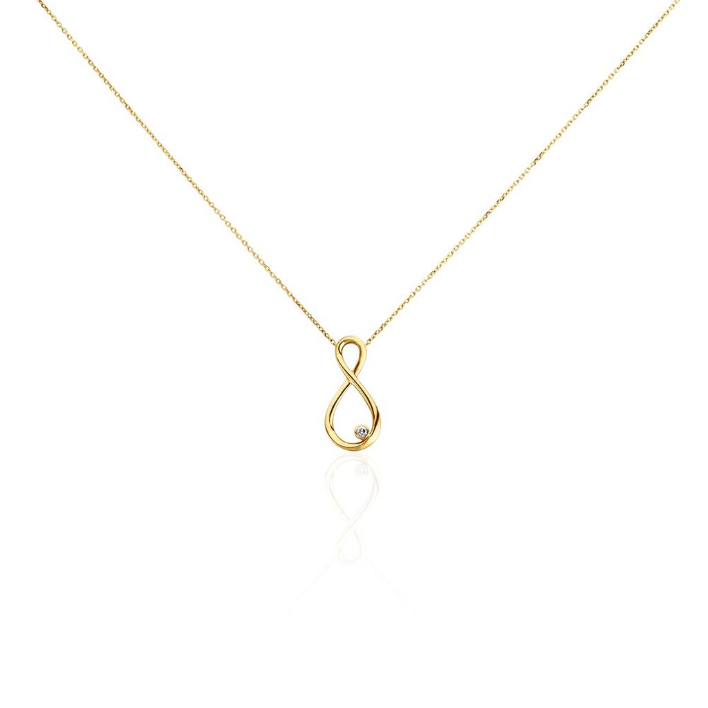 Collier Illes Or Jaune Diamant - Colliers avec pierres Femme | Marc Orian