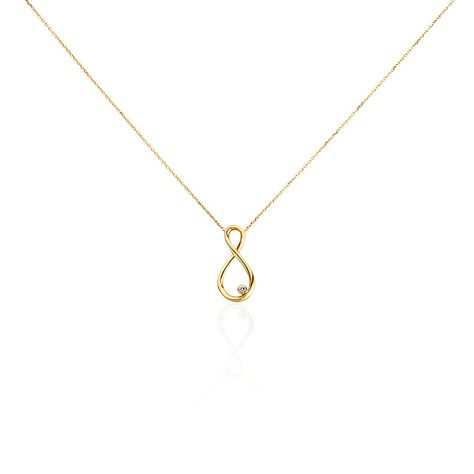 Collier Illes Or Jaune Diamant - Colliers avec pierres Femme | Marc Orian