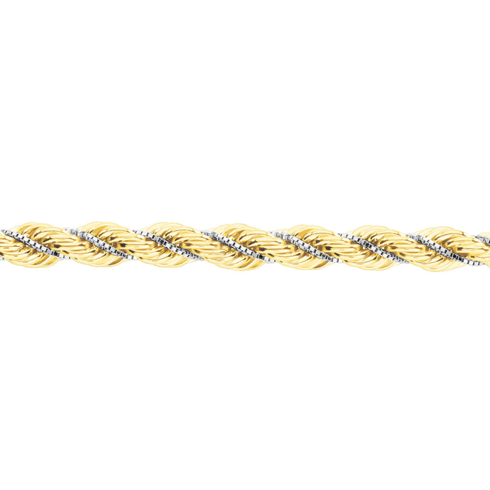 Collier Jerryenne Danilo Maille Corde Et Venitienne Or Bicolore - Chaines Femme | Marc Orian