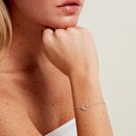 Bracelet Cyrine Argent Blanc Oxyde De Zirconium - Bracelets fantaisie Femme | Marc Orian