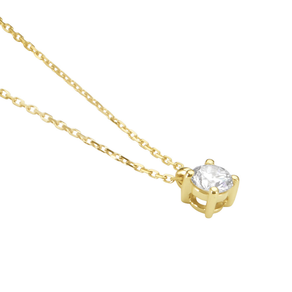 Collier Elfa Or Jaune Diamant - Colliers avec pierres Femme | Marc Orian