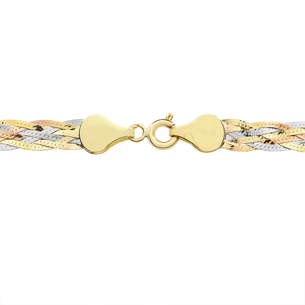 Collier Jasmin Tresse Or Tricolore - Colliers Femme | Marc Orian
