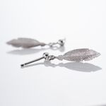 Boucles D'oreilles Pendantes Euriell Argent Blanc - Pendantes Femme | Marc Orian