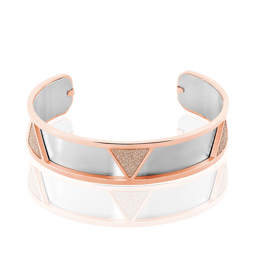 Bracelet Jonc Andrina Acier Rose - Bracelets joncs Femme | Marc Orian