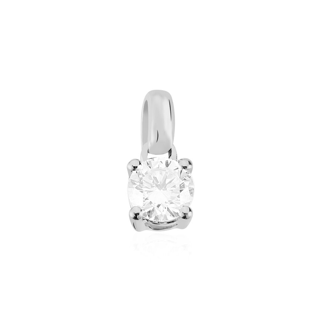 Pendentif Victoria Or Blanc Diamant - Pendentifs Femme | Marc Orian