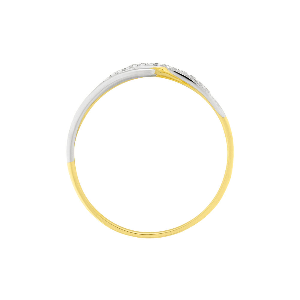 Bague Bodil Or Bicolore Diamant - Bagues pierres précieuses Femme | Marc Orian