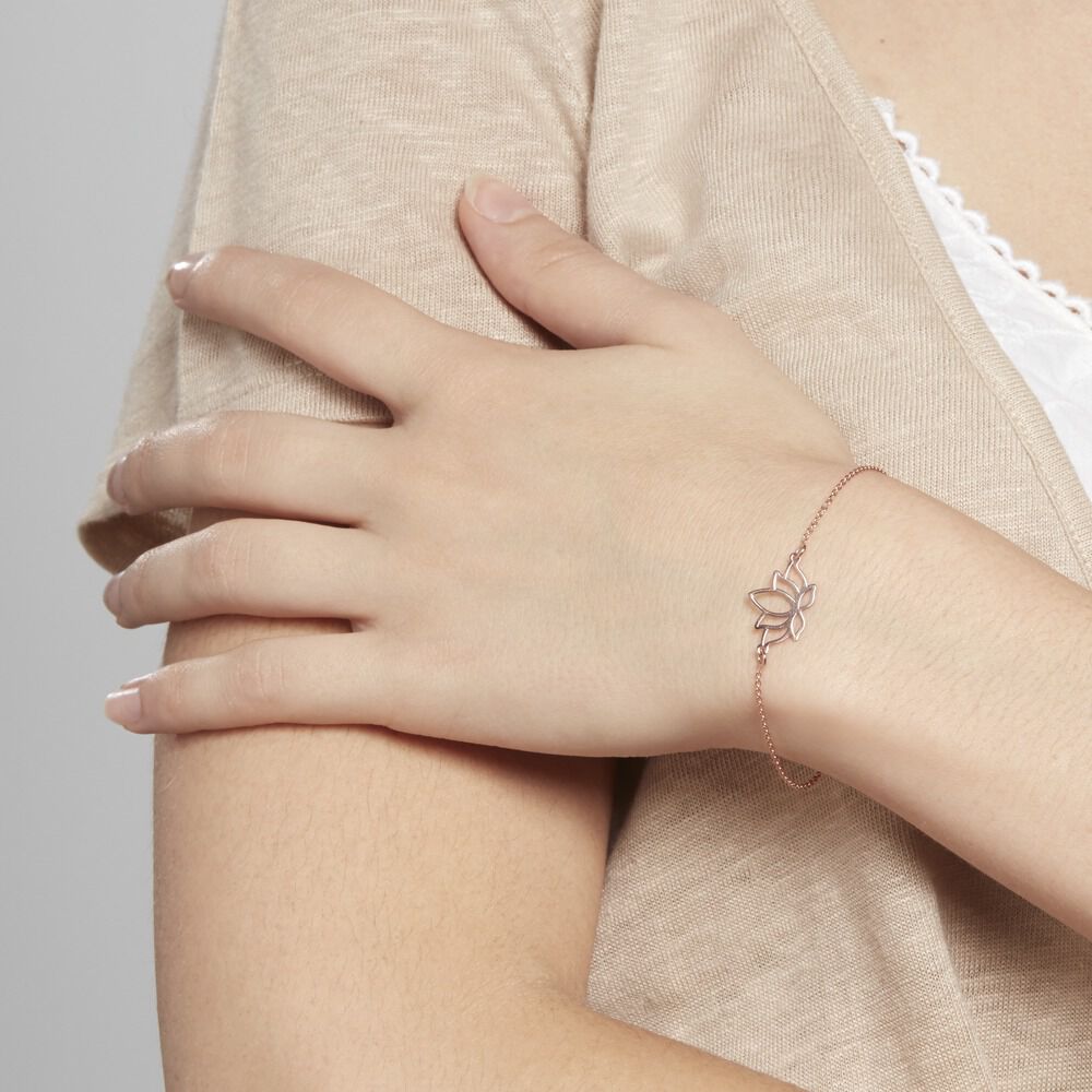 Bracelet Raia Argent Rose - Bracelets chaînes Femme | Marc Orian