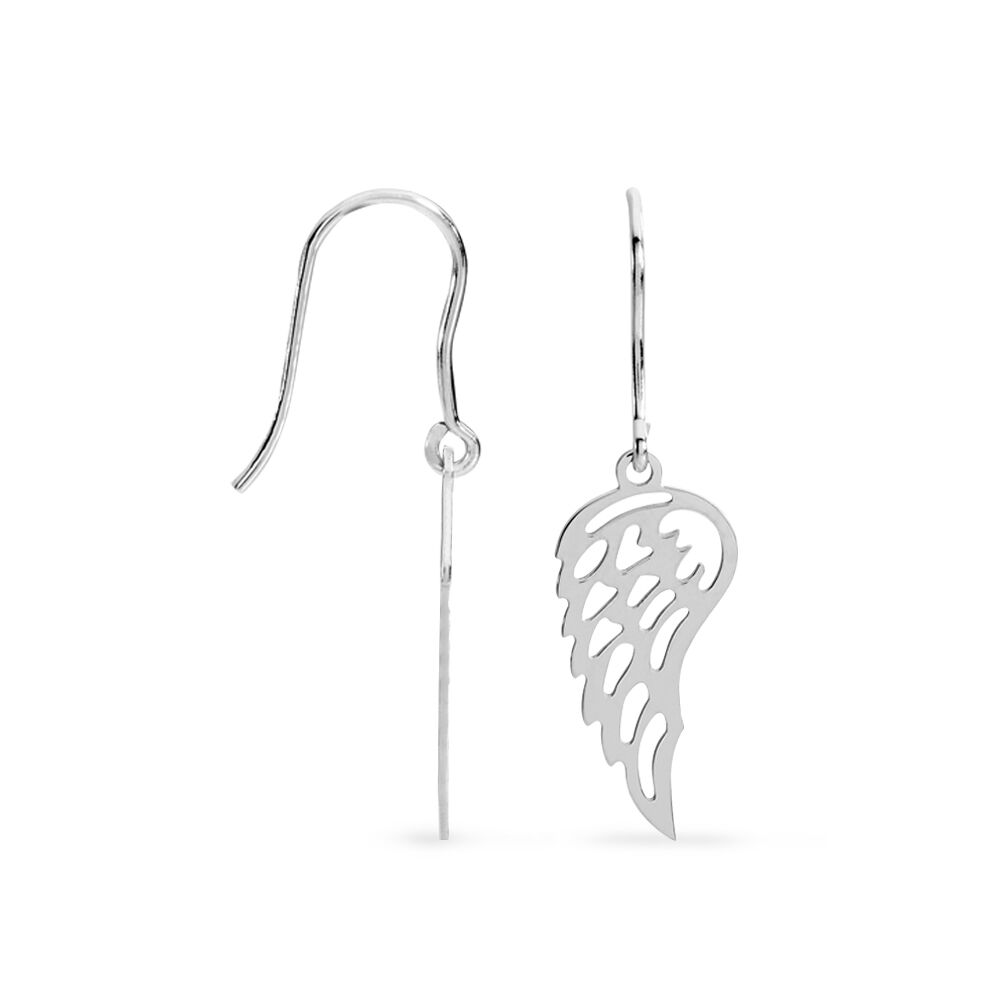 Boucles D'oreilles Pendantes Aitana Argent Blanc - Pendantes Femme | Marc Orian