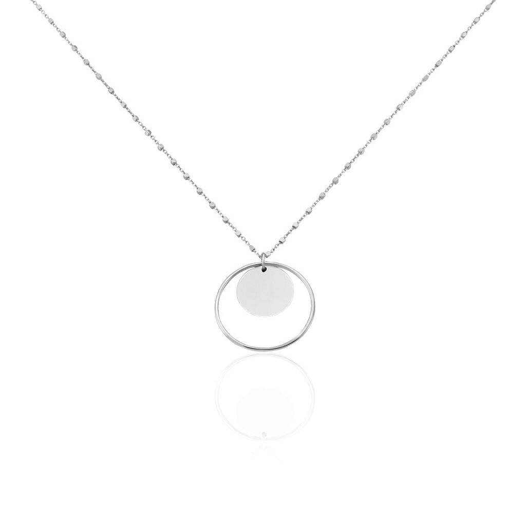 Collier Argent Blanc Ortensia - Colliers fantaisie Femme | Marc Orian