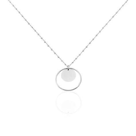 Collier Argent Blanc Ortensia - Colliers fantaisie Femme | Marc Orian
