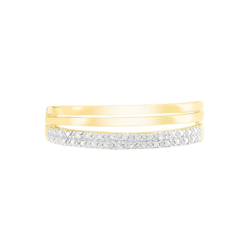 Bague Clotilda Or Jaune Diamant - Parures de mariage Femme | Marc Orian