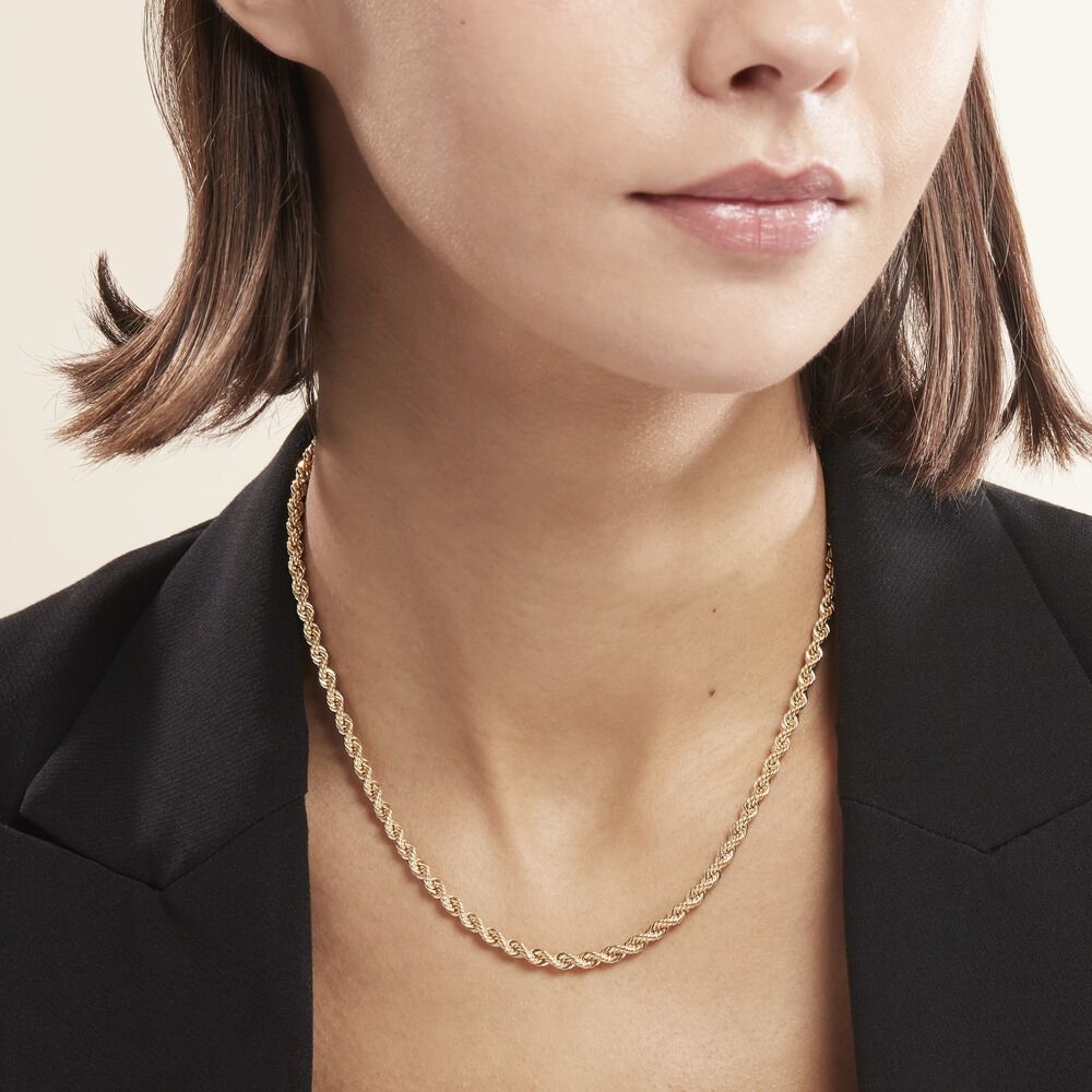 Collier Jerry Maille Corde Or Jaune - Chaines Femme | Marc Orian