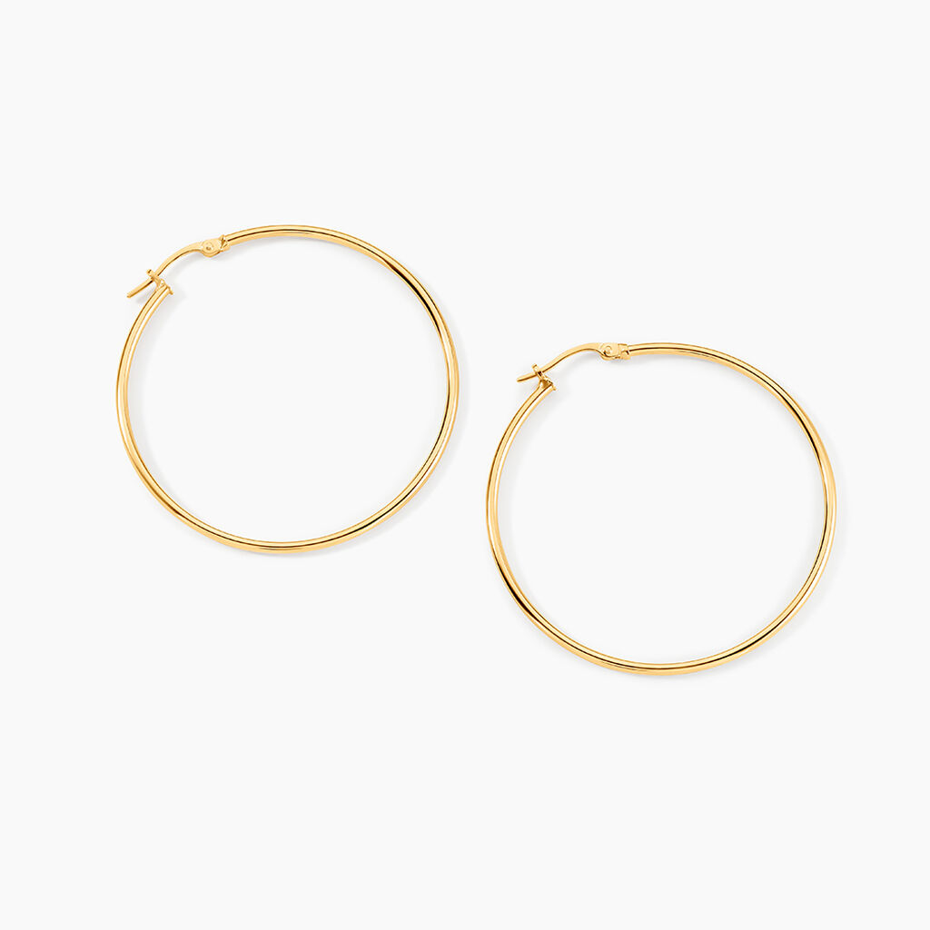 Créoles Agapanthe Or Jaune - Créoles Femme | Marc Orian