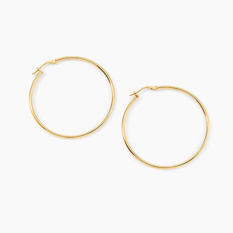 Créoles Agapanthe Or Jaune - Créoles Femme | Marc Orian