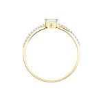 Bague Solitaire Jessa Or Jaune Oxyde De Zirconium - Solitaires Femme | Marc Orian