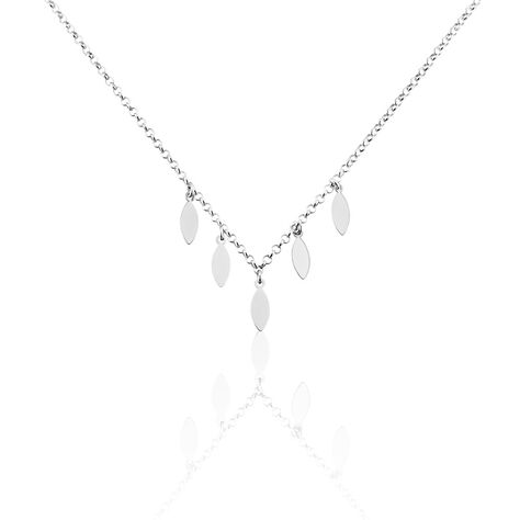 Collier Argent Blanc Osama - Colliers fantaisie Femme | Marc Orian