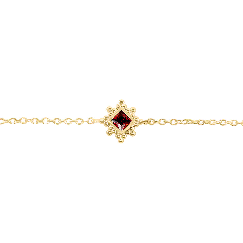Bracelet Bobbie Plaqué Or Jaune Oxyde De Zirconium - Bracelets chaînes Femme | Marc Orian