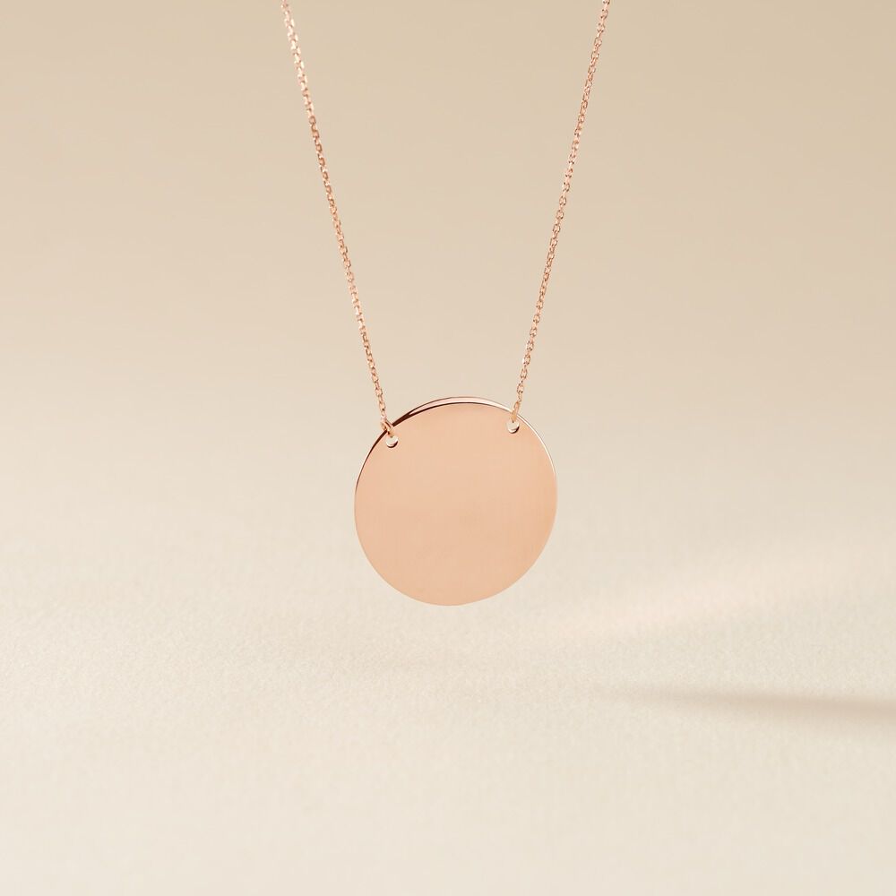 Collier Or Rose - Bijoux personnalis&eacute;s Femme | Marc Orian