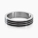 Bague Wallace Acier Blanc - Bijoux fantaisie Homme | Marc Orian