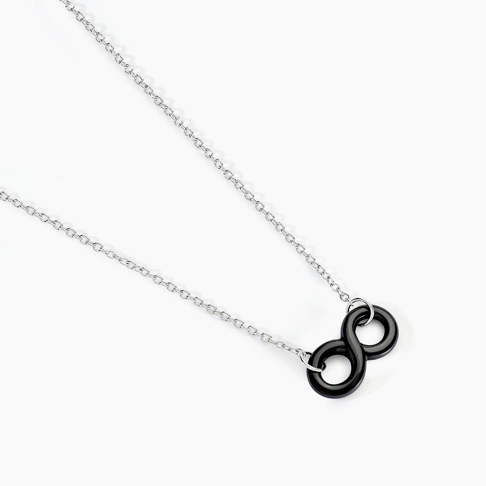 Collier Alicia Argent Blanc Céramique - Colliers avec pierres Femme | Marc Orian
