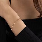 Bracelet Or Jaune Camelie - Bracelets mailles Femme | Marc Orian