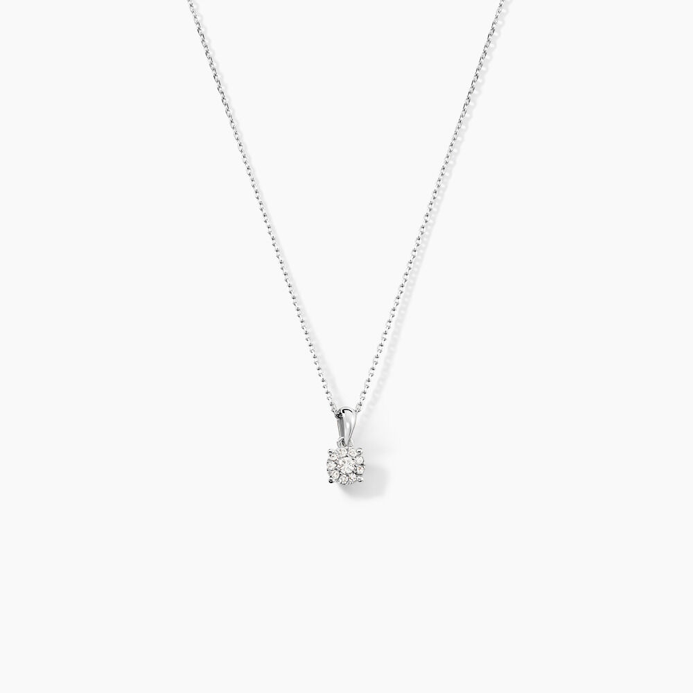 Collier Artemis Or Blanc Diamant - Colliers avec pierres Femme | Marc Orian