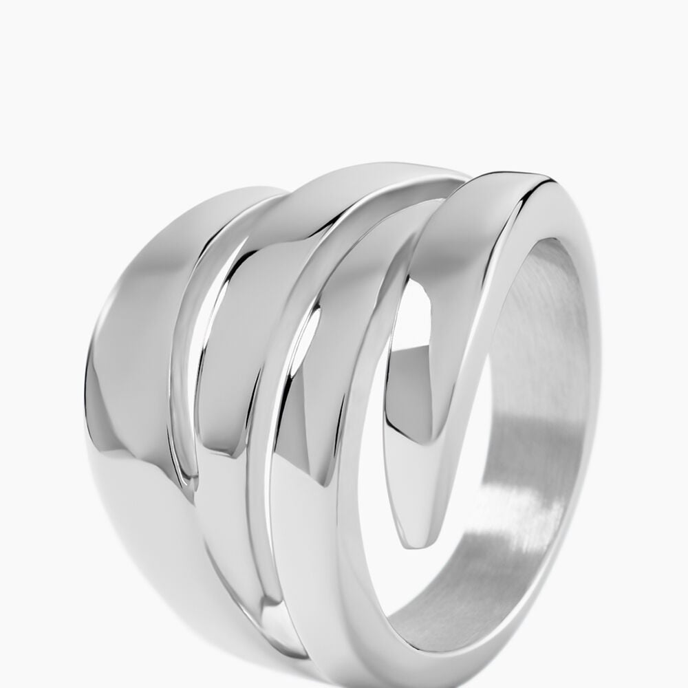 Bague Cleia Acier Blanc - Bijoux fantaisie Femme | Marc Orian