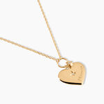 Collier Shima Plaque Or Jaune Oxyde De Zirconium - Colliers avec pierres Femme | Marc Orian