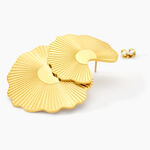 Boucles D'oreilles Puces Acier Jaune - Puces Femme | Marc Orian