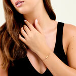 Bracelet Dannie Acier Jaune Quartz - Bracelets cha&icirc;nes Femme | Marc Orian