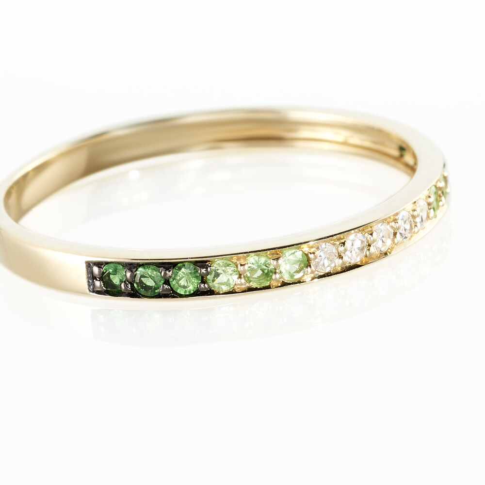 Bague Or Jaune Tsavorite - Bagues avec pierre Femme | Marc Orian