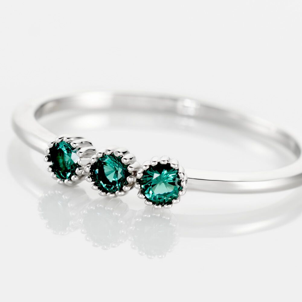 Bague Kasey Argent Blanc Oxyde De Zirconium - Bijoux fantaisie Femme | Marc Orian