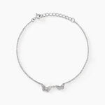 Bracelet Thecla Argent Blanc Oxyde De Zirconium - Bracelets fantaisie Femme | Marc Orian