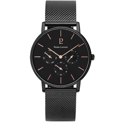 Montre Pierre Lannier Collection Cityline Noir - Montres &eacute;tanches Homme | Marc Orian