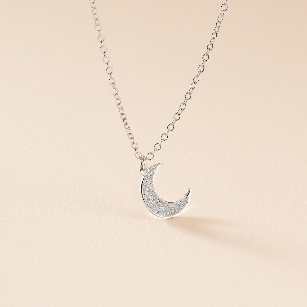 Collier Twiggy Argent Blanc - Colliers ras du cou Femme | Marc Orian