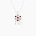 Collier Argent Blanc Lorena Ambre - Colliers avec pierres Femme | Marc Orian