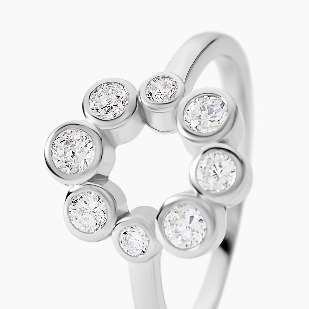 Bague Ryo Argent Blanc Oxyde De Zirconium - Bijoux fantaisie Femme | Marc Orian
